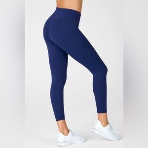 Fabletics Navy Blue Define Powerhold High Waisted 7/8 Legging Size Small
